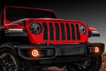 Load image into Gallery viewer, Oracle Jeep Wrangler JL/Gladiator JT LED Surface Mount Fod Light Halo Kit - Amber
