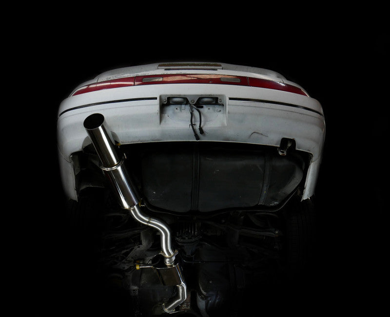 ISR Performance Series II - GT Single Exhaust System - Resonated - 89-94 Nissan 240sx (S13) ISR Performance