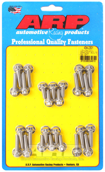 ARP LS1 LS2 SS 12pt Coil Bracket Bolt Kit packaging, DTX Performance, high performance auto parts, performance car parts, veteran owned shop