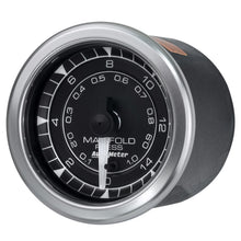 Load image into Gallery viewer, Autometer Chrono 2-1/16in 15PSI Manifold Pressure Gauge - performance car parts