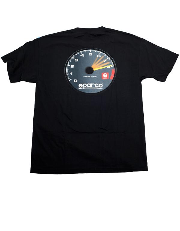 Sparco T-Shirt Tach Blk Xlrg for performance enthusiasts, ideal for high performance auto parts fans. Available at DTX Performance.