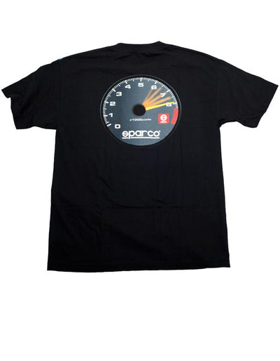 Sparco T-Shirt Tach Blk Xlrg for performance enthusiasts, ideal for high performance auto parts fans. Available at DTX Performance.