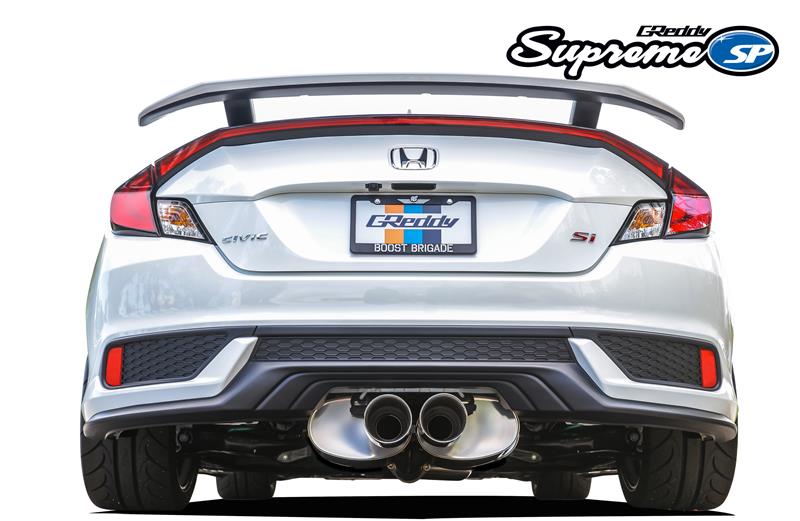 GReddy 2017+ Honda Civic SI Coupe Supreme SP Exhaust at DTX Performance, performance car parts, aftermarket exhaust systems