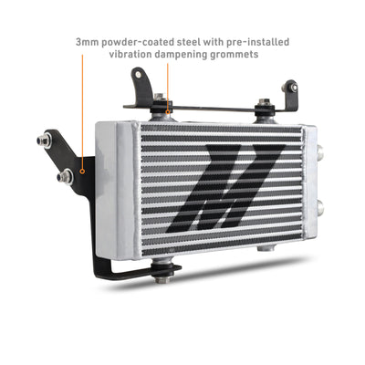 Mishimoto 2023+ Toyota GR Corolla Oil Cooler Kit - Thermostatic - Silver, performance car parts by DTX Performance