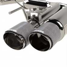 Load image into Gallery viewer, Kooks 18-24 Ford Mustang GT 5.0 3in. Valved Shotgun Cat-Back Exhaust - Carbon Tips, performance car parts by DTX Performance