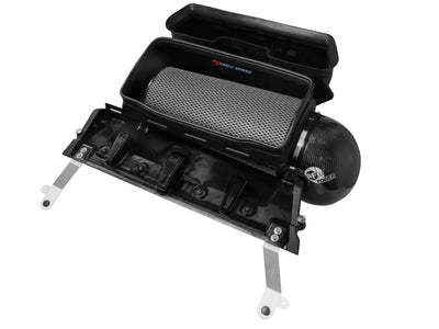 aFe 21-23 RAM 1500 TRX Track Series Carbon Fiber Cold Air Intake System w/ Pro 5R Filter - high performance upgrade