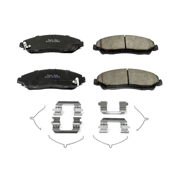 Power Stop 14-17 Acura MDX Front Z17 Evolution Ceramic Brake Pads w/Hardware - DTX Performance