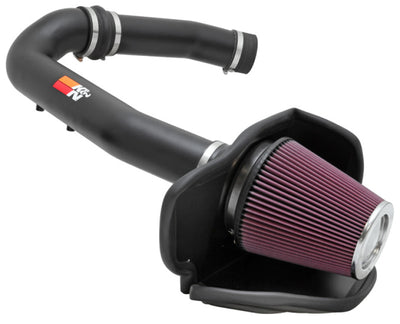 K&N High Flow Performance Intake Kit 11 Jeep Grand Cherokee 3.6L V6 / 11 Dodge Durango 3.6L V6 shown from DTX Performance