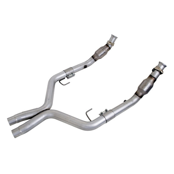 BBK 05-10 Mustang 4.6 GT High Flow X Pipe With Catalytic Converters - 2-3/4 for performance upgrades