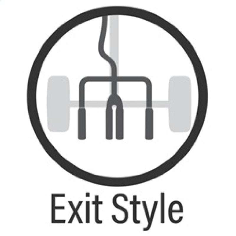 Magnaflow 2023 Toyota GR Corolla NEO Cat-Back Exhaust System exit style diagram