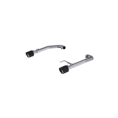 MBRP 15-23 Ford Mustang 2.3L EcoBoost T304 2.5in Axle Back w/ Dual CF SS Tips - T304 (Race Version), performance car parts