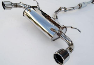 Invidia Subaru BRZ / Scion FRS Q300 w/ Rolled SS Tips Cat- Back Exhaust for performance car tuning at DTX Performance
