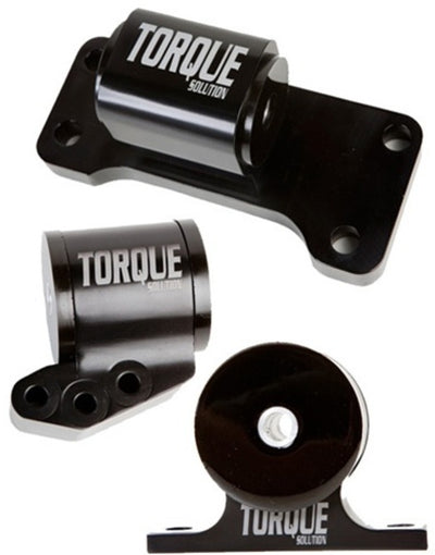 Torque Solution Billet Aluminum 3 piece Engine Mount Kit: Mitsubishi Evolution VII-IX 2001-2006 performance upgrade
