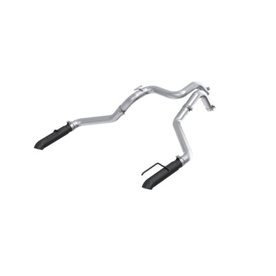 MBRP 24-25 Ford Ranger Raptor 3.0L 3in Dual Rear Turn-Down Axle Back Exhaust - Armor BLK Tips for performance upgrades