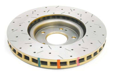 DBA 03-05 Evo 8/9 Front Drilled & Slotted 4000 Series Rotor, high performance brakes, performance car parts by DTX Performance