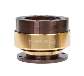 NRG Quick Release Gen 2.0 - Bronze Body / Chrome Gold Ring, performance car parts by DTX Performance, tuning upgrades