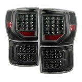 xTune Toyota Tundra 07-13 LED Tail Lights Black ALT-JH-TTU07-LED-G2-BK