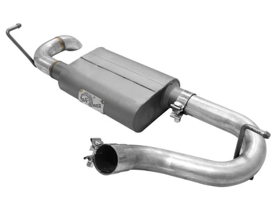 aFe Scorpion Exhaust System Axle Back Aluminized Hi-Tuck 07-17 Jeep Wrangler JK V6 3.6/3.8L, DTX Performance, aftermarket parts