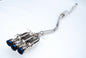 Invidia 17+ Honda Civic SI Coupe Gemini Triple Titanium Tip Cat-back Exhaust, performance car parts by DTX Performance