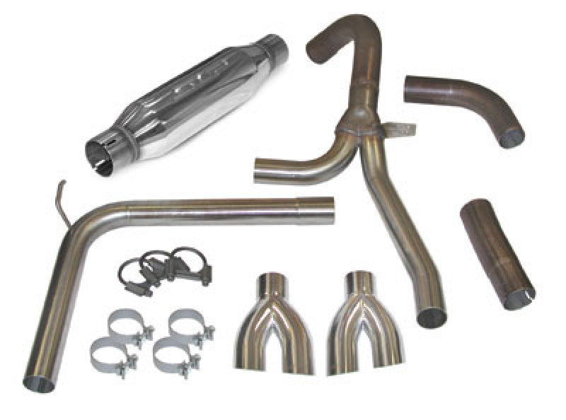 SLP 1998-2002 Chevrolet Camaro LS1 LoudMouth II Cat-Back Exhaust System w/ Dual Tips - DTX Performance