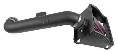 K&N 2015 Ford F-150 5.0L V8 Performance Intake Kit for engine upgrades and airflow enhancement.