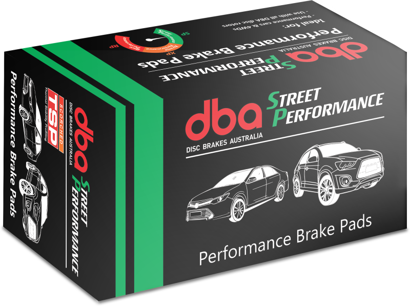 DBA 15-21 Subaru WRX STI SP500 Front Brake Pads - high performance brakes from veteran owned shop, suitable for tuning upgrades.