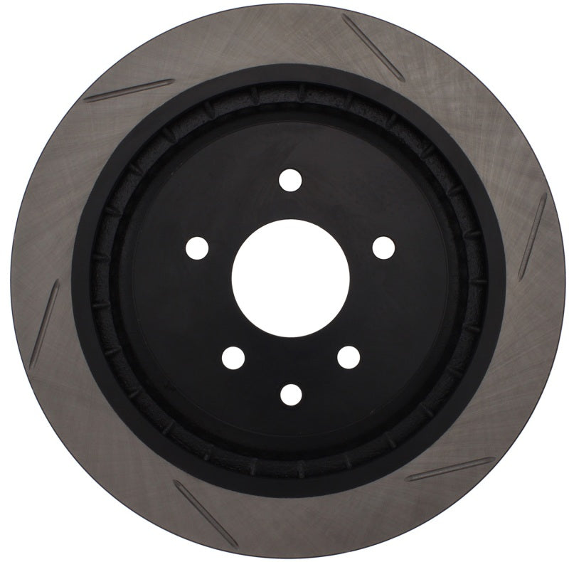 StopTech Power Slot Nissan 370z / Infiniti G37 SportStop Slotted Rear Left Rotor - high performance car parts by DTX Performance