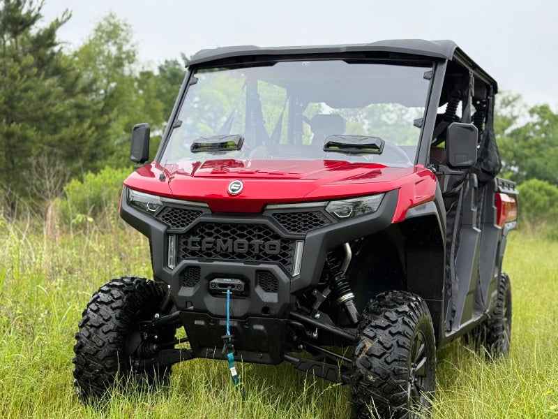 Seizmik 25+ CF Moto U10/ 10 XL Pro Toolless Windshield - Hardcoated