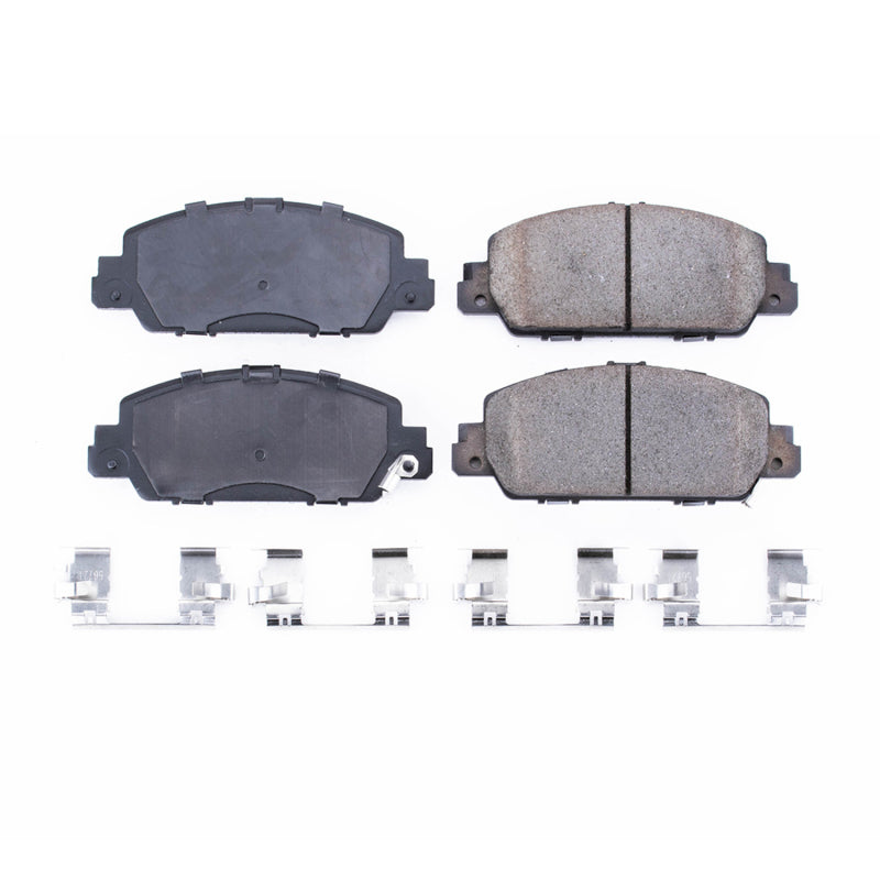 Power Stop 13-19 Honda Accord Front Z17 Evolution Ceramic Brake Pads w/Hardware - DTX Performance