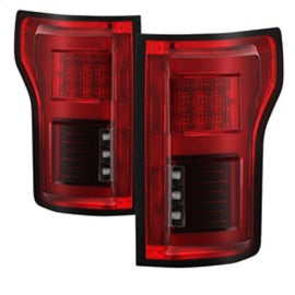 Spyder 15-18 Ford F-150 LED Tail Lights (w/Blind Spot) - Red Clear (ALT-YD-FF15015BS-LBLED-RC), performance car parts