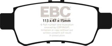 Load image into Gallery viewer, EBC 05-10 Honda Odyssey 3.5 Yellowstuff Rear Brake Pads - Performance Car Parts - Veteran Owned Performance Shop