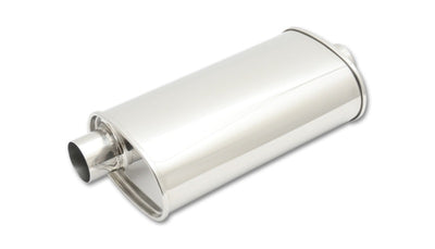 Vibrant StreetPower Oval Muff 5inx9in x 15in long, performance exhaust part from DTX Performance, promotes engine efficiency.