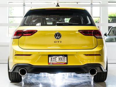 AWE 2022 VW GTI MK8 Track Edition Exhaust - Chrome Silver Tips, high performance auto parts, performance car tuning