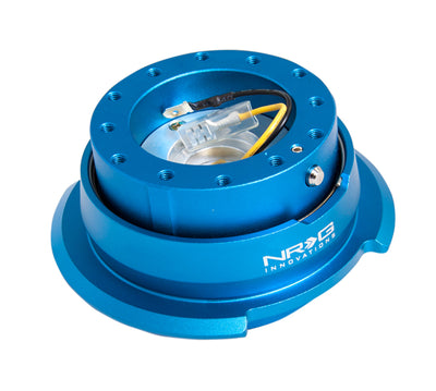 NRG Quick Release Kit Gen 2.8 - Blue / Blue Ring for performance car parts and upgrades at DTX Performance, a veteran-owned shop.
