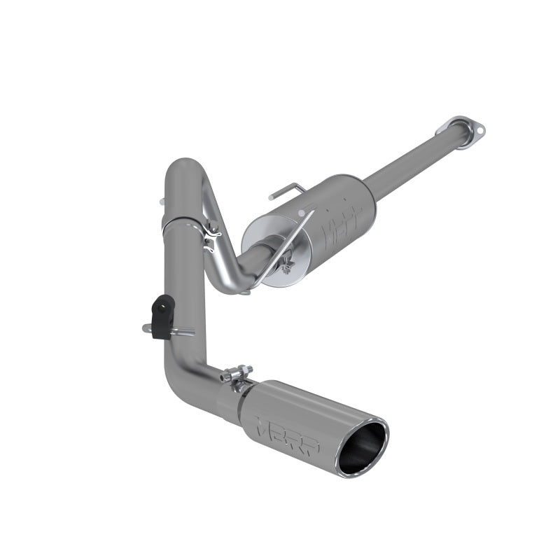 MBRP 05-13 Toyota Tacoma 4.0L EC/CC Cat Back Single Exit T409 Exhaust, performance car parts, DTX Performance, aftermarket parts