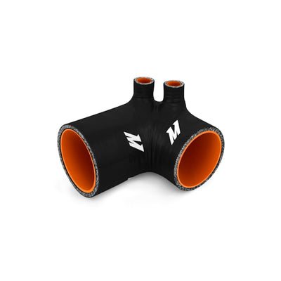 Mishimoto 92-99 BMW E36 (325/328/M3) Black Silicone Intake Boot for performance upgrades at DTX Performance, veteran owned shop.