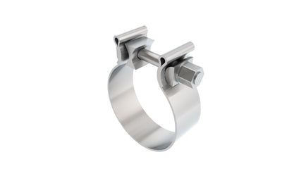 Borla Universal 3in Stainless Steel AccuSeal Clamps for performance car parts by DTX Performance, enhancing exhaust systems.