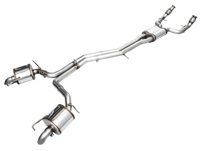 AWE Audi 2019-2023 C8 A6/A7 3.0T Touring Edition Cat-back Exhaust- Turn Downs, high performance car part by DTX Performance