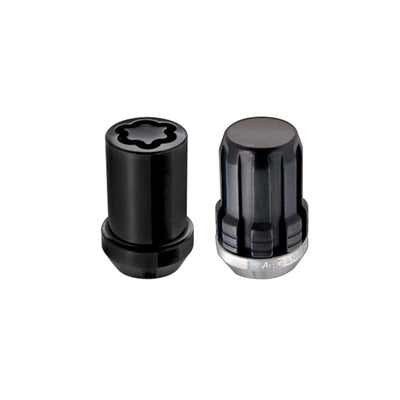 McGard SplineDrive Tuner 5 Lug Install Kit w/Locks & Tool (Cone) M12X1.25 / 13/16 Hex - Black, performance car parts, DTX Performance