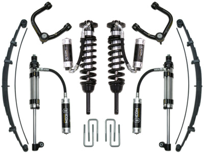 ICON 05-15 Toyota Tacoma 0-3.5in/16-17 Toyota Tacoma 0-2.75in Stg 10 Suspension System w/Tubular Uca performance upgrade kit