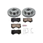 Power Stop 16-18 Lexus LX570 Front Autospecialty Brake Kit with rotors and ceramic pads for high performance brake upgrades by DTX Performance