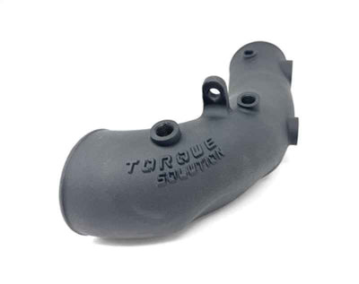 Torque Solution 02-07 Subaru WRX / 04-21 Subaru STI HD Cast Aluminum 3in Hard Turbo Inlet for DTX Performance car upgrades.