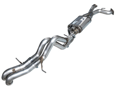 AWE Tuning 22-24 Ford Bronco Raptor 4WD Dual BashGuards Cat-Back SwitchPath Exhaust (No Tips), high performance car parts