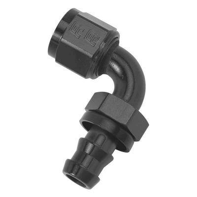 Russell Performance -6 AN Twist-Lok 90 Degree Hose End (Black) car part - DTX Performance