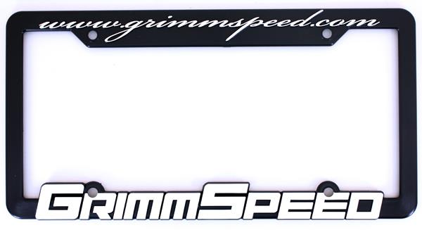 GrimmSpeed License Plate Frame (Pair) GrimmSpeed