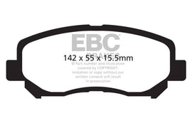 EBC 12+ Mazda CX-5 2 Redstuff Front Brake Pads