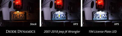 Diode Dynamics Wrangler JK 4dr Interior Kit Stage 2 - Cool - White, LED upgrade for Jeep JK, performance car parts from veteran owned shop.