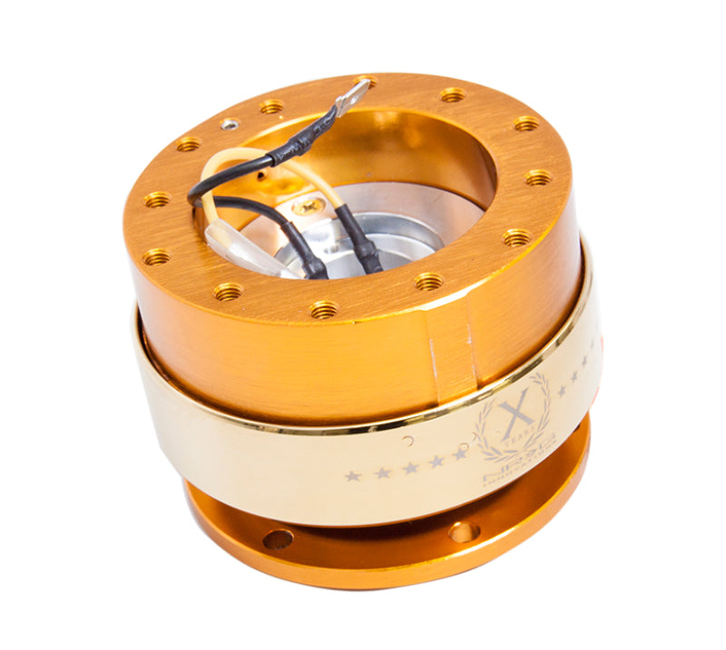 NRG Quick Release Gen 2.0 - Rose Gold Body / Titanium Chrome Ring for high performance car parts by DTX Performance