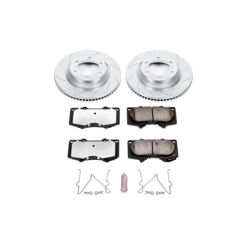 Power Stop 10-19 Lexus GX460 Front Z36 Truck & Tow Brake Kit; performance car parts from DTX Performance, veteran owned performance shop.