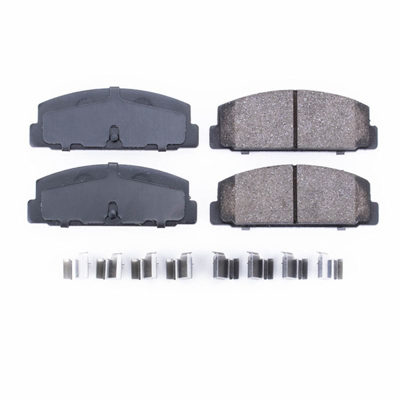 Power Stop 03-05 Mazda 6 Rear Z17 Evolution Ceramic Brake Pads w/Hardware - DTX Performance